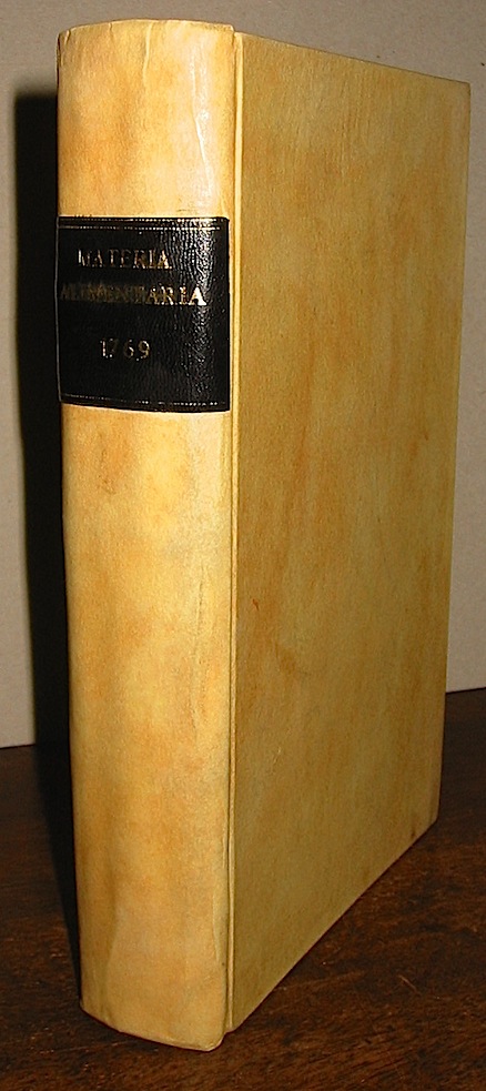 Johann Friedrich Zuckert Materia alimentaria in genera, classes et species disposita 1769 Berolini apud Augustum Mylium